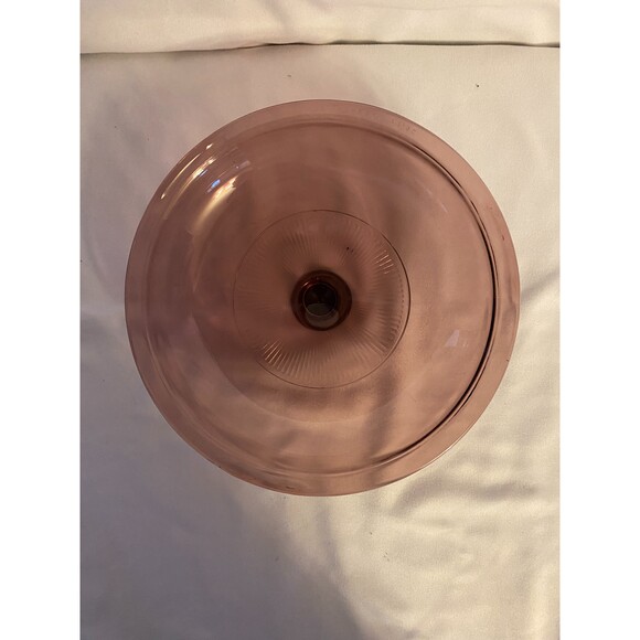 33 Pyrex Lid Only   V1.5c Visions Cranberry no chips pre-owned - Picture 2 of 3